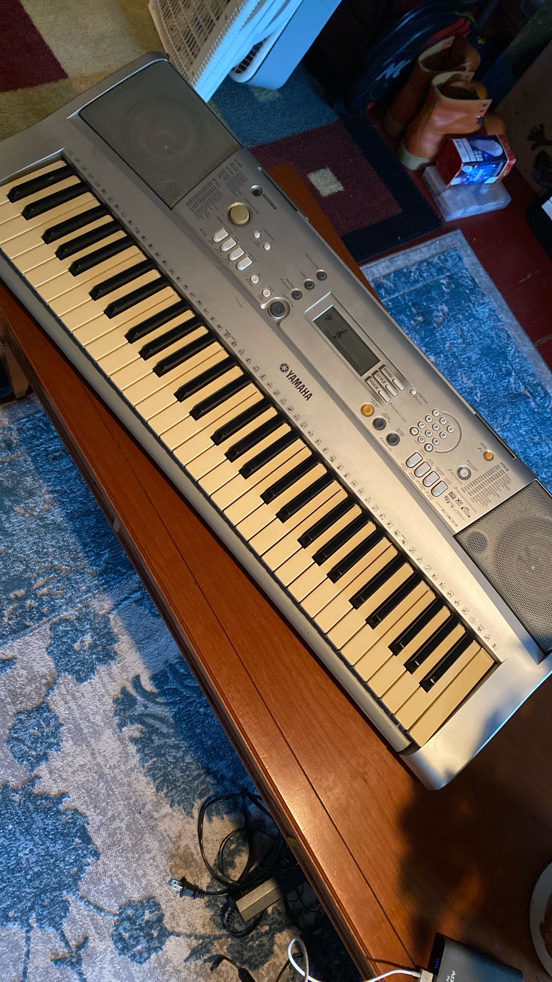 Yamaha YPT-300 Portatone Electronic Keyboard Grand Piano Synthesizer Tested Work , 61 keys.