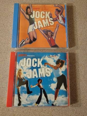 jock jams - vol. 1/4/5 (cd's)