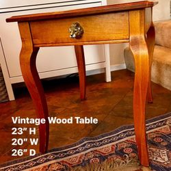 Vintage Wood Table 