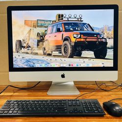 Apple imac 27” 5K Retina 2017 4.2 Ghz Quad-core i7 16GB RAM 500GB SSD 4GB V-RAM