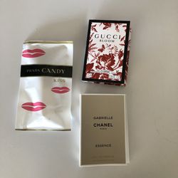 Ladies Perfume Samples Gucci, Prada, Chanel