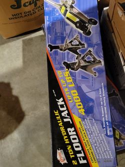 2 Boxes -Xtreme Garage 2-Ton Hydraulic Floor Jack and Stand Set