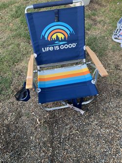 Life Is Good Beach Chair
