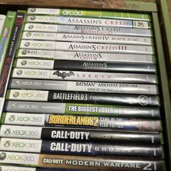 Xbox 360 Games $10 Each