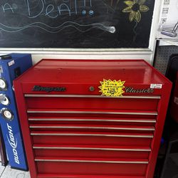 Snap-on 7 Drawer Toolbox W/ Key And Owners Manual 