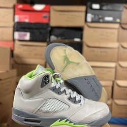 Air Jordan 5 green bean 2022