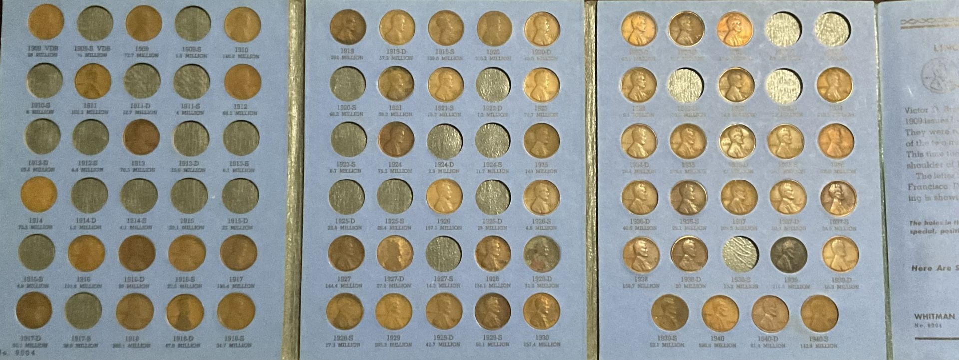 60 Lincoln Wheat Pennies