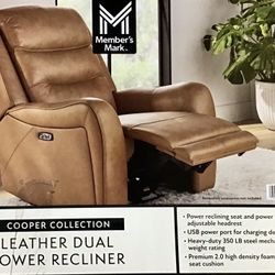 Leather Recliner 