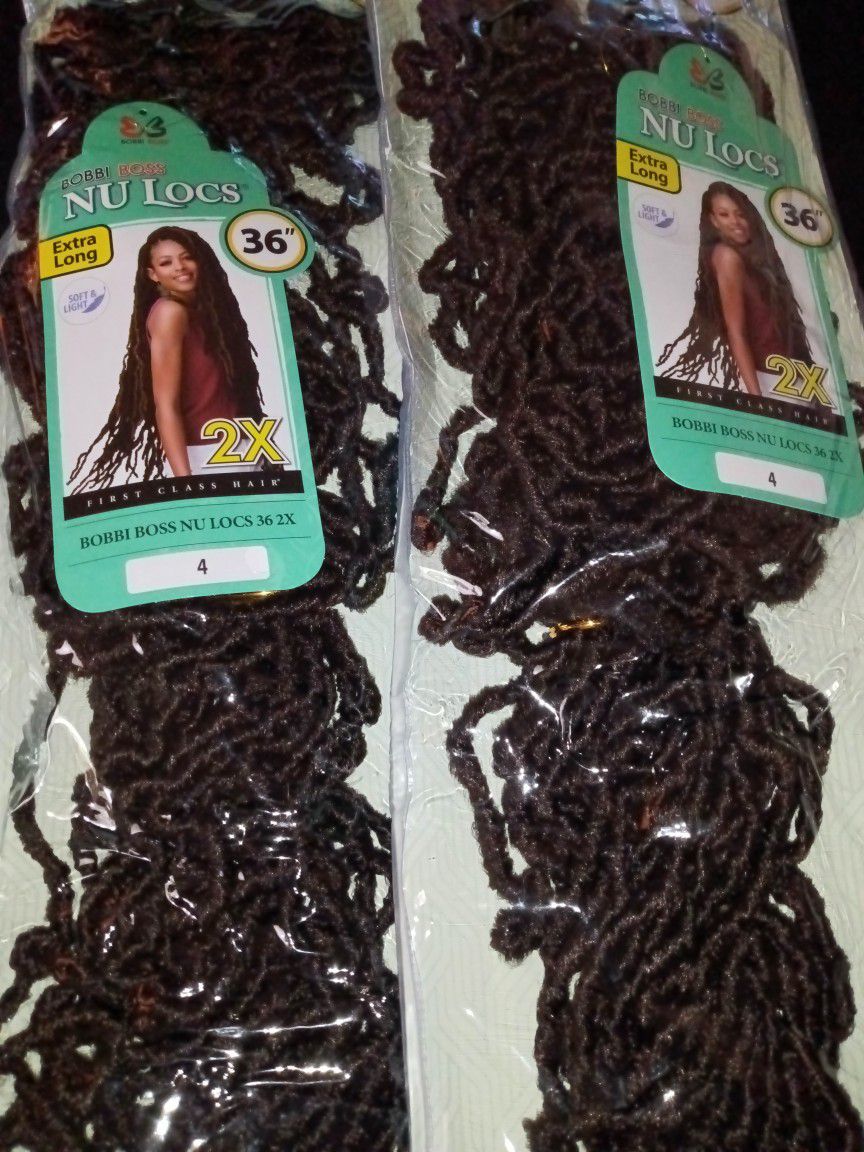 2 packs for $15= Nu Locs 36 inches