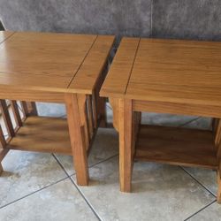 Wood End Tables