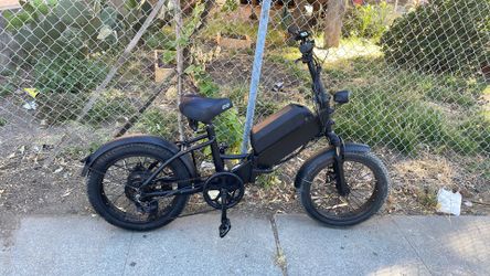 Black Fat Tire Electric Bike