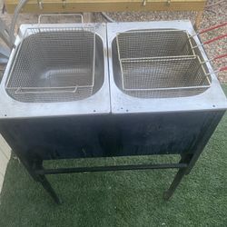 Dual tank fryer
