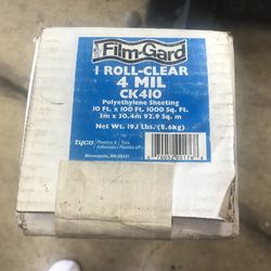 Film-Gard 4 mil Plastic
