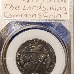 VERY RARE OF KINGS-LORDS AND COMMONS COLONIAL COIN. 1795 DOUBLE DATE 