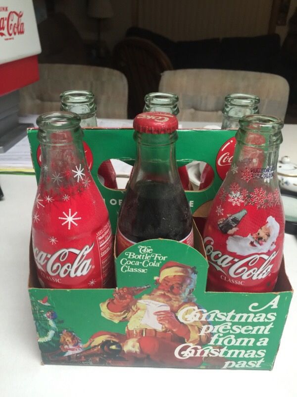 Vintage Coca-Cola six pack