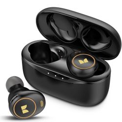 Brand New And Sealed Monster Wireless Earbuds, Achieve 300 AirLinks Bluetooth Headphones Touch Control with Charging Case, Bluetooth Earbuds, Black