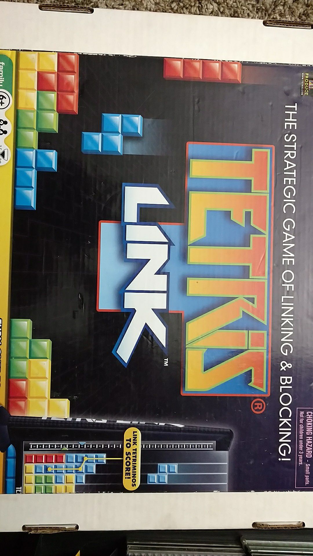 Tetris Link board game in box