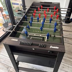 3 in 1 Game Table with Air Hockey, Foosball, Pool.