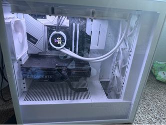 Gaming desktop with headset