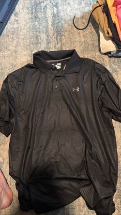 Black XL Under Armour Polo