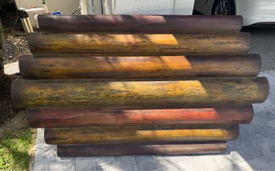 Colorful metal wall art