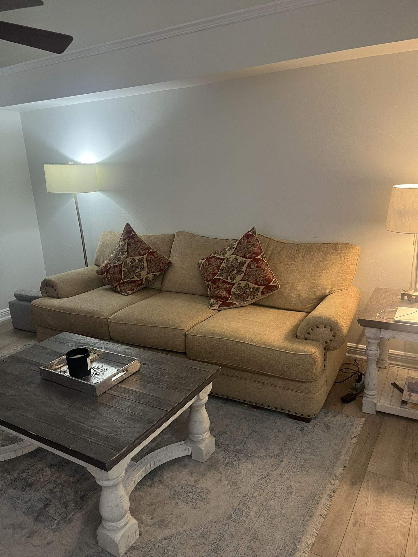 Couch, And Two Chairs