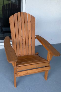 Patio wooden chair
