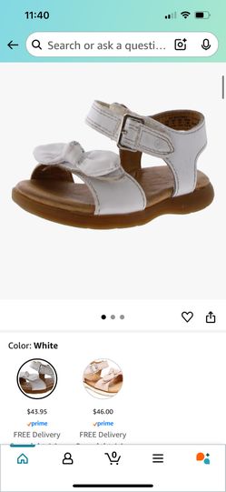 Stride Rite Girl's Whitney Sandal 100% leather