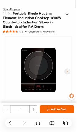 New Empava MPV-11EC06 portable induction cooktop