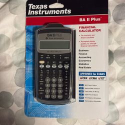 Texas Instruments BA 2 plus Financial Calculator 