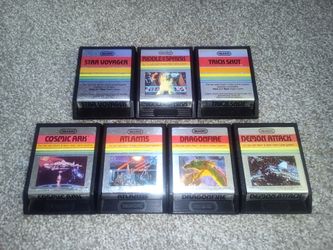 Atari 2600 IMAGIC Games Lot of 7 All Tested and Working See Pics