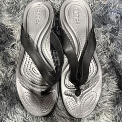 Women's Crocs sandals, size 11