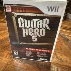Guitar Hero 5 Nintendo Wii
