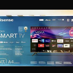 Brand New Hisense 40 “ Smart Tv In Box Sealed