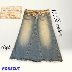 An Original By Carol Anderson Jeans Skirt Size8

