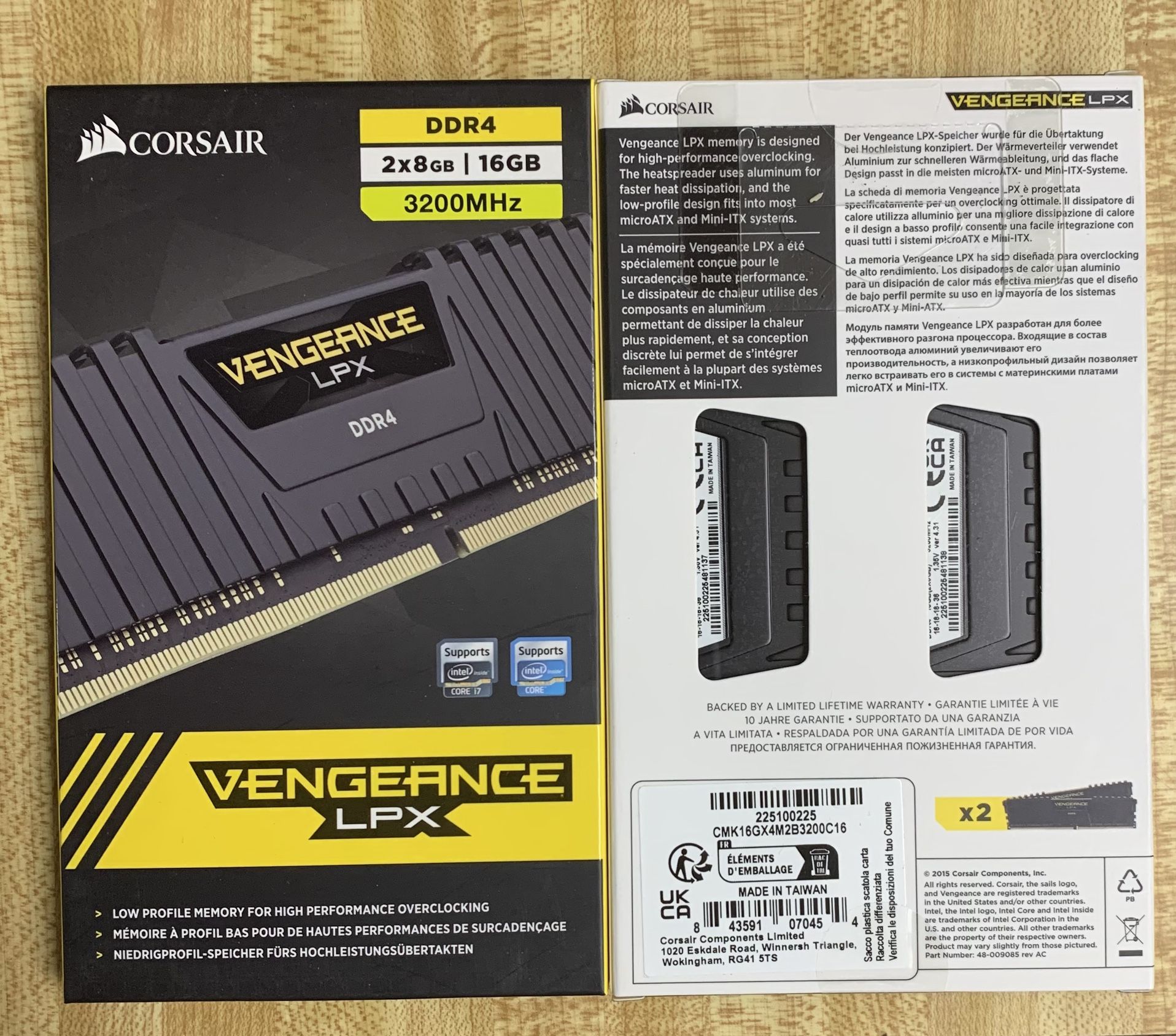 Corsair Vengeance LPX 32GB DDR4 Ram New And Sealed