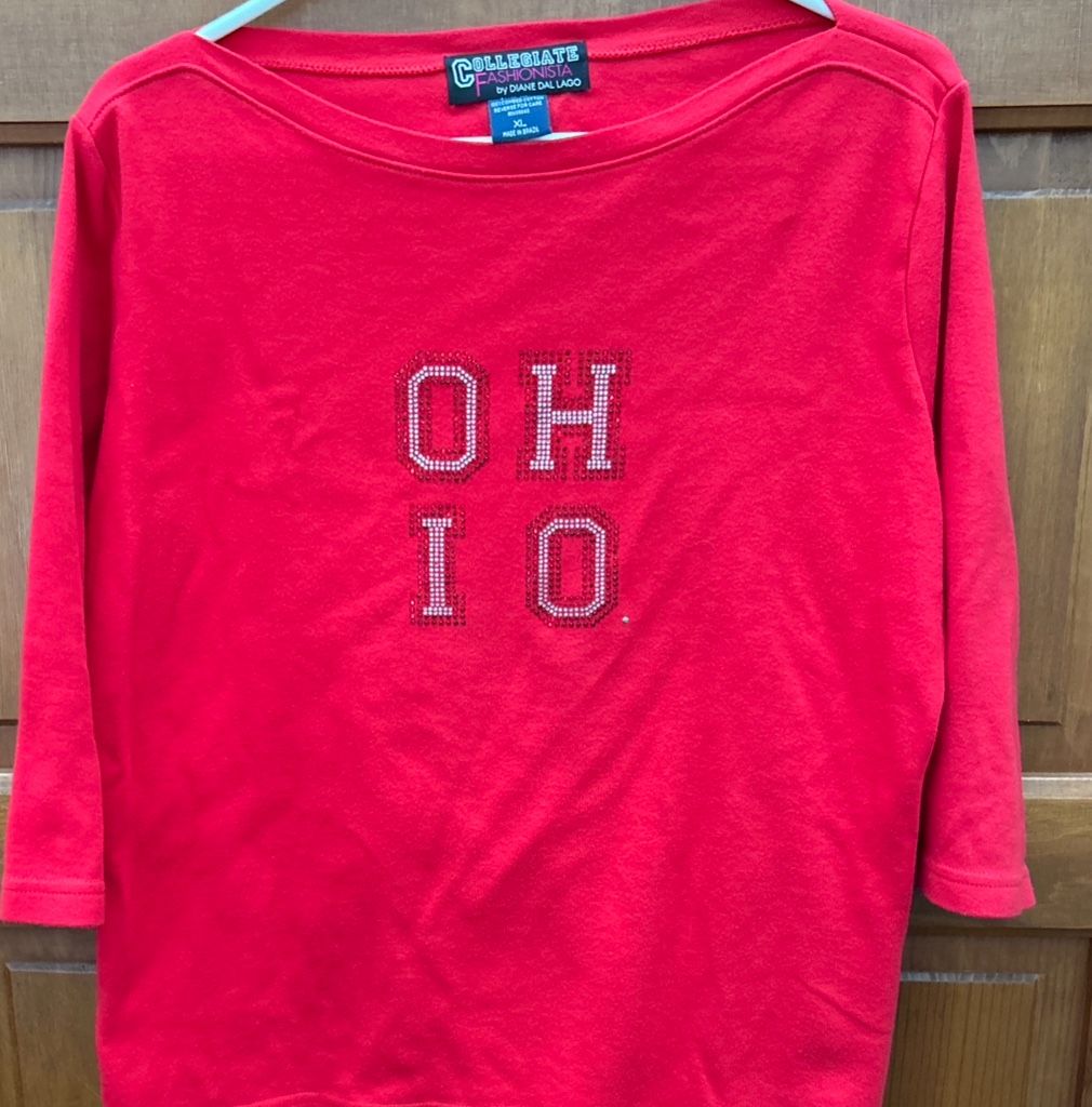 Ladies Ohio Bling T