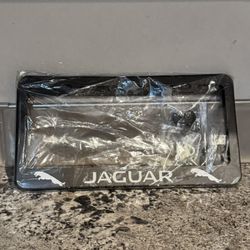 Jaguar Auto Plate Frame 💵  Jaguar Cuadro para Placas de Auto 