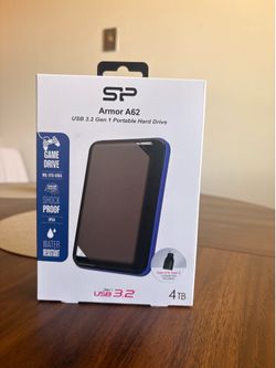Silicone Power SP040TBPHD62LS3B Portable HDD 4TB 2.5" USB 3.2 Gen