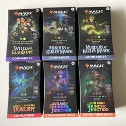 MtG Commander Decks Brand New Sealed Magic the Gathering cards 