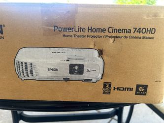 Powerlite home cinema 740hd projector theater