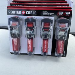 Porter Cable. 16’ Ratchet Tie Down (4-Pack).