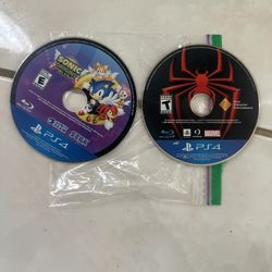 Marvel's Spider-Man: Miles Morales - Sony PlayStation 4 - Disc Only + Sonic origins plus  