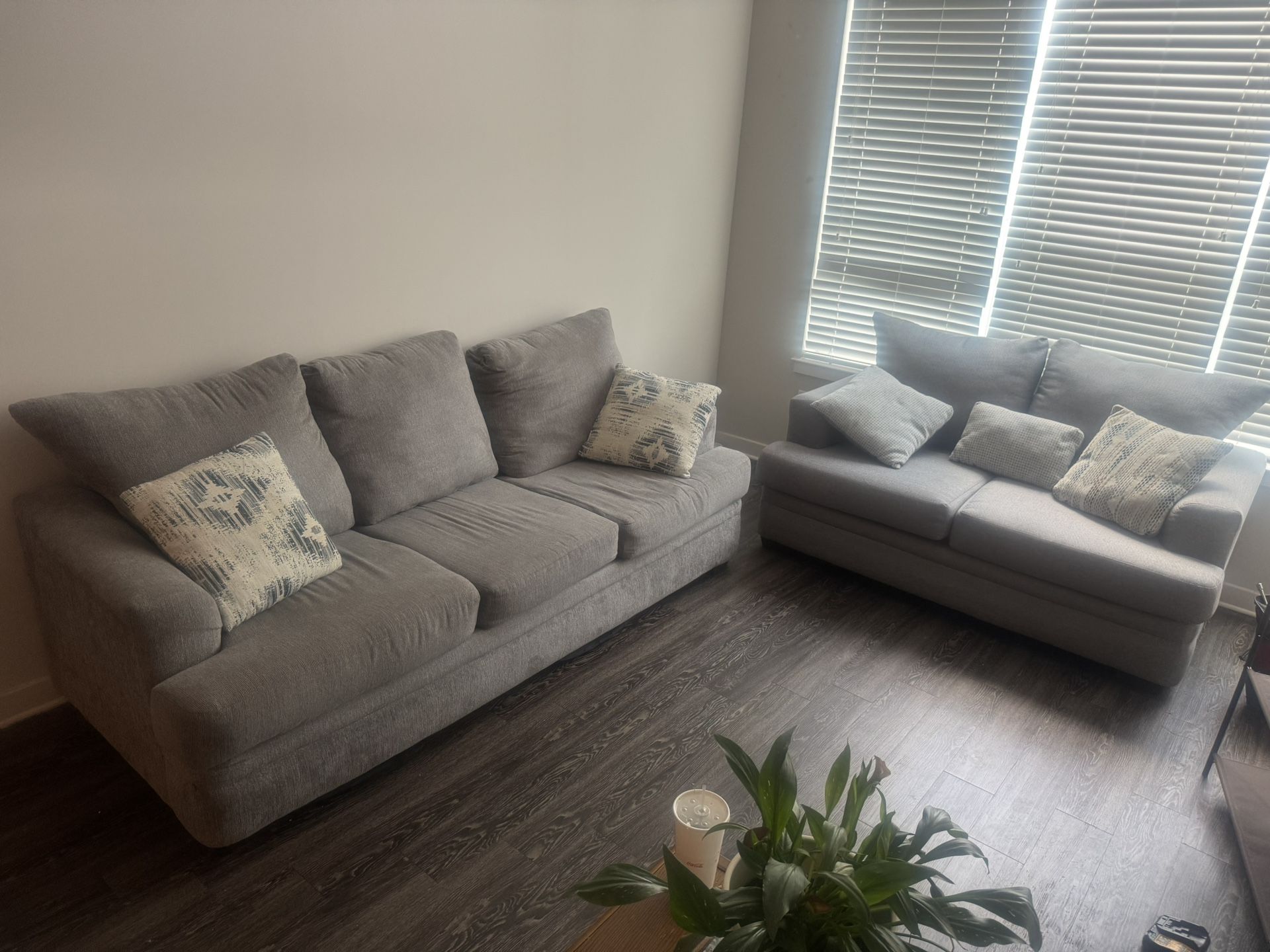 Grey sectional