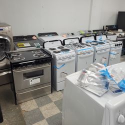 we have all kinds of appliances New And Used  Li Like  20 Inches Gas And Electric Stoves ,refrigerator , Microwaves,washer And Dryer. In Bridgeport Ct