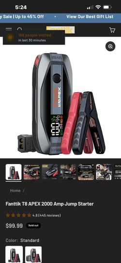 Fanttik 20000 Amp Jump Starter