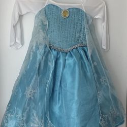 Disney Frozen Elsa Dress Costume Kids Size 3 