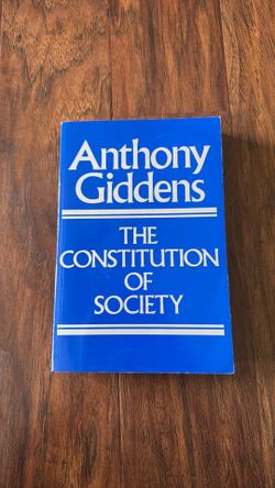 The Constitution of Society - Nonfiction, Sociology