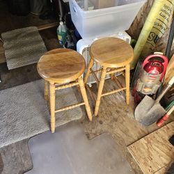 Wooden Bar Stools 