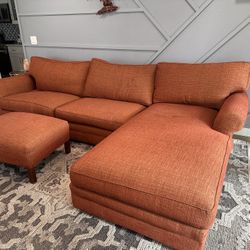 Rustic Red Couch